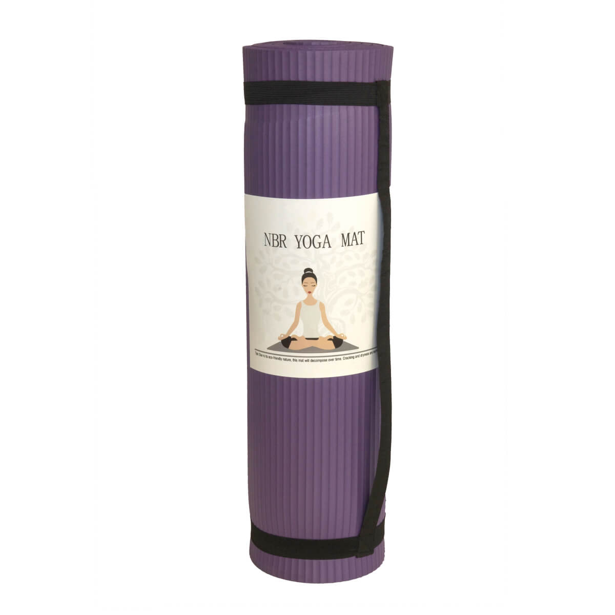 Colchoneta Nbr - Yoga Mat Pilates - 10 Mm - Morado
